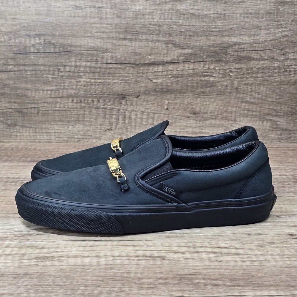 Vans ID Classic Slip On Men's Size 6.5 Women’s Size 8 Black Nubuck Shoes (721278 - Picture 3 of 9
